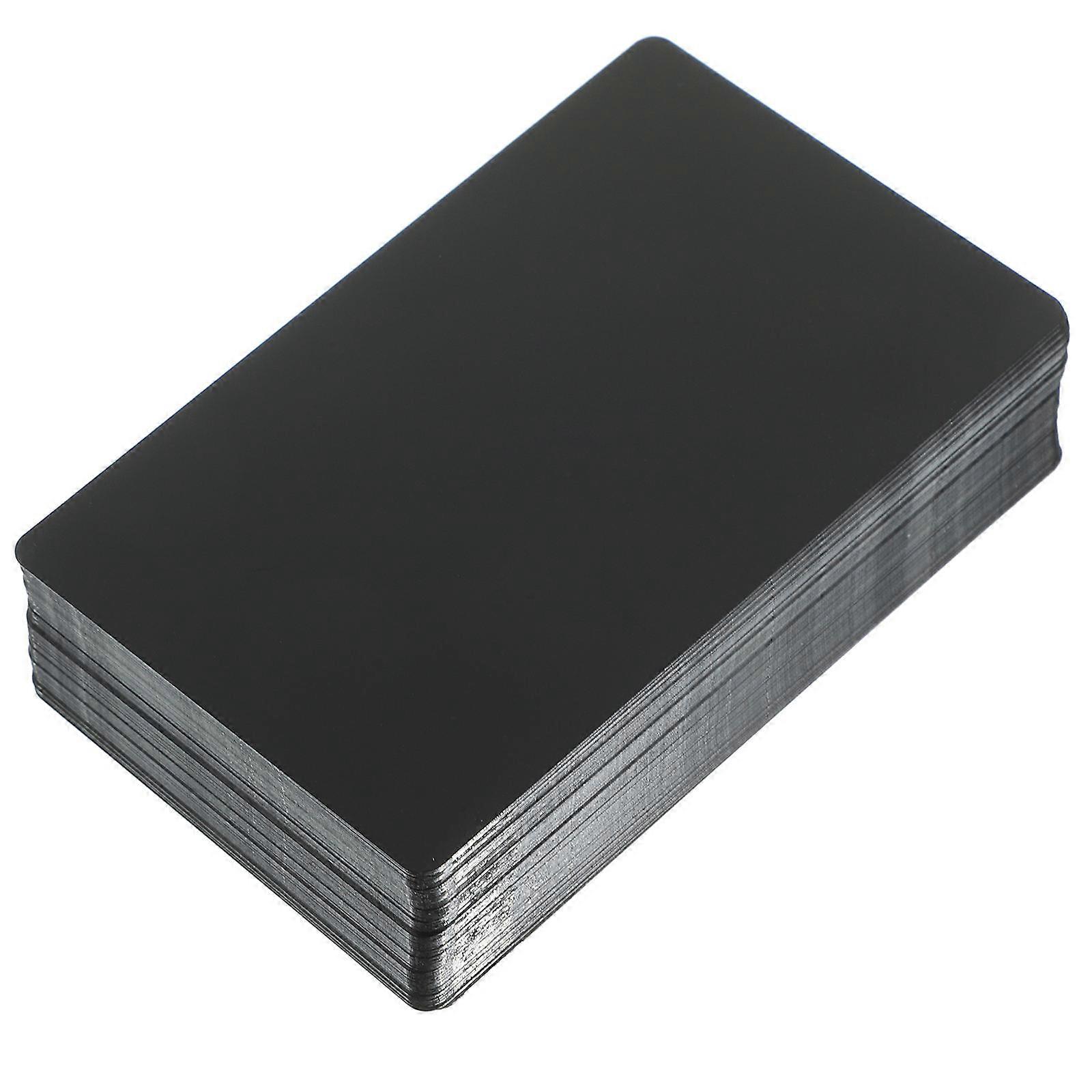 200pcs Engraved Blank Metal Business Cards Lightweight Custom Name Cards for DIY Personalization Networking