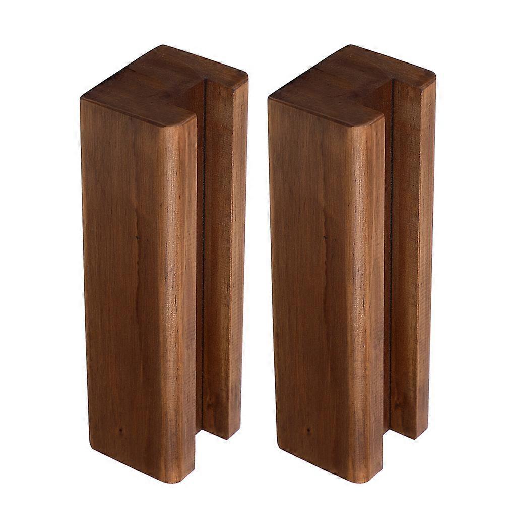 Full Mirror Stand Solid Wood Artwork Display Height Enhancement Space Optimization Minimalist Style 1Pcs