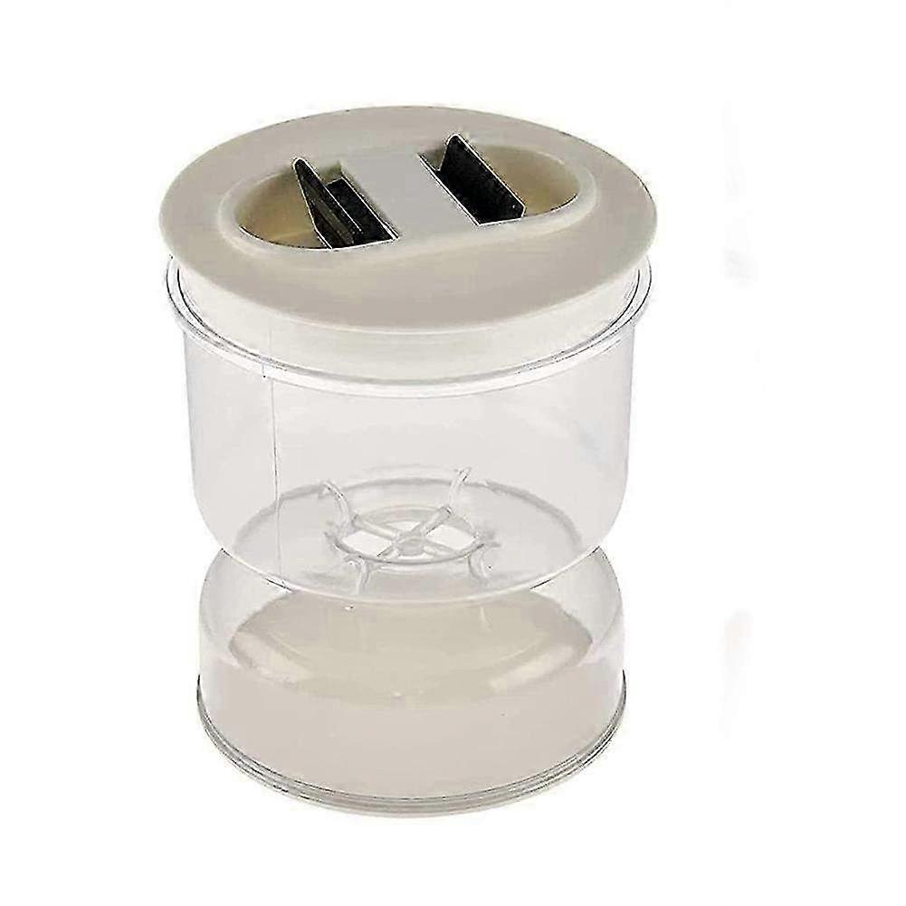 Hourglass Pickle and Olive Jar with Separator - Unique Flip Design for Easy Dispensing and Storage of Pickles & Olives