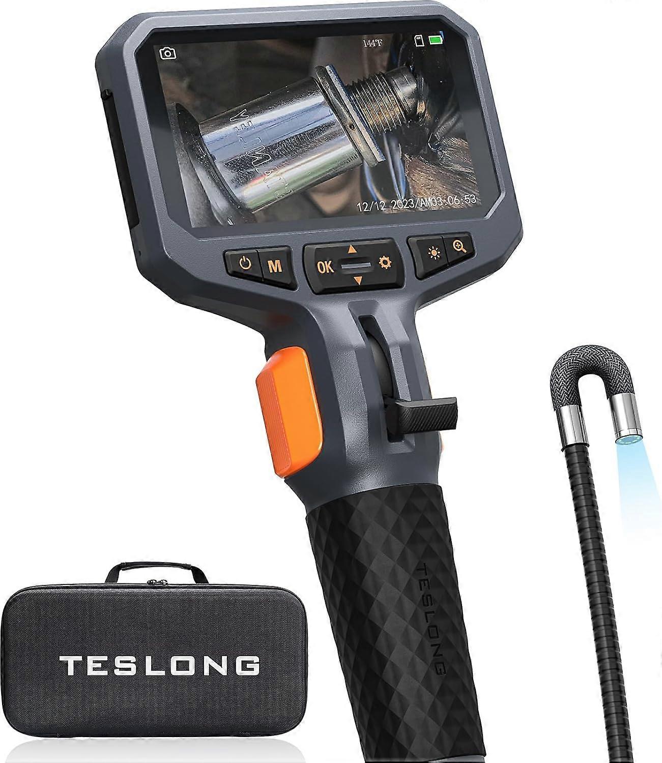 Two-Way Articulating Borescope with Light, Industrial
