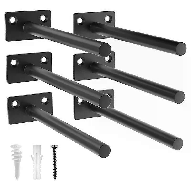 2/4/6 Pack-6 polegadas Suporte de Prateleira Flutuante Suportes Ocultos para Prateleira de Madeira