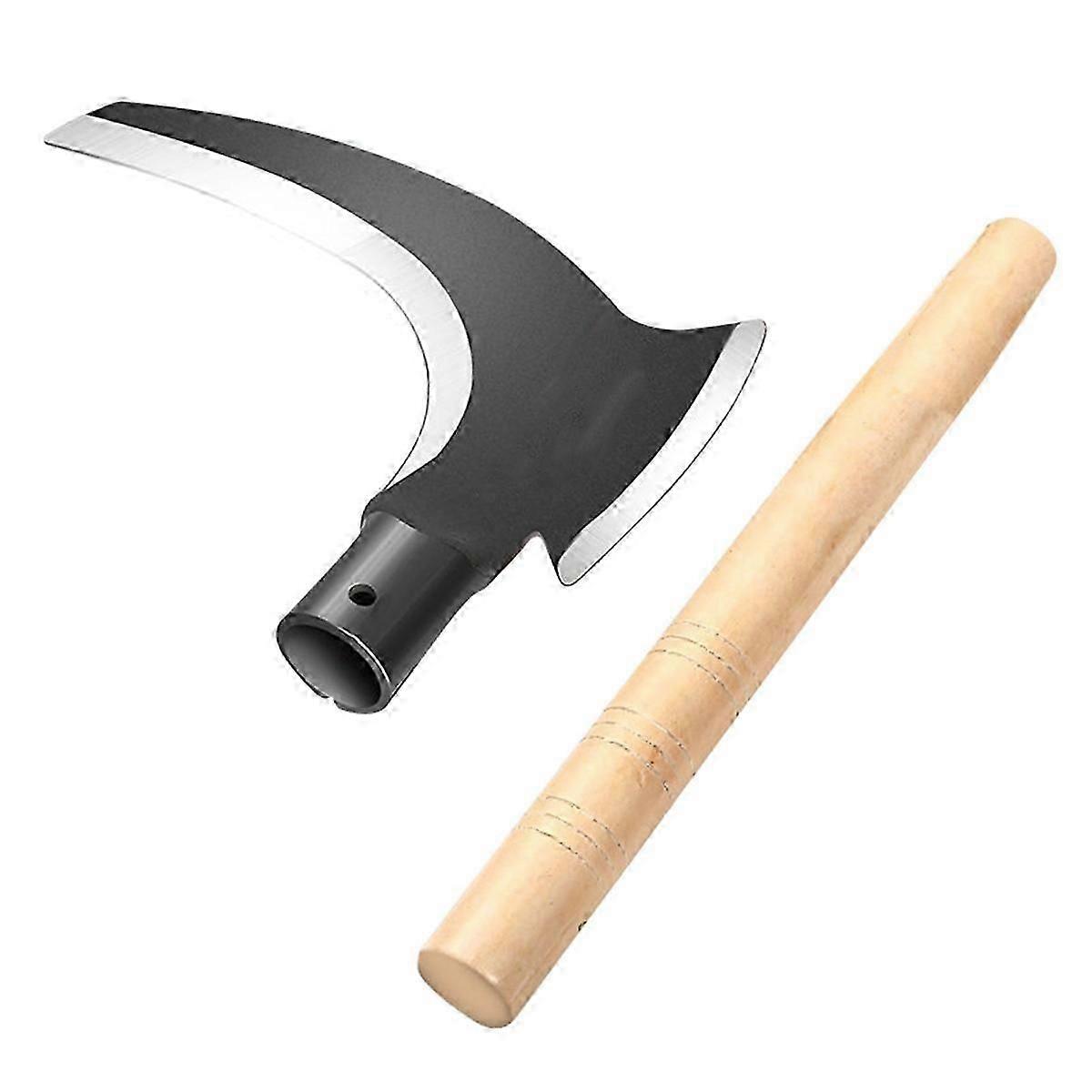 Agricultural Weeding Mowing Double Cut Cutting Tree Gardening Sickle