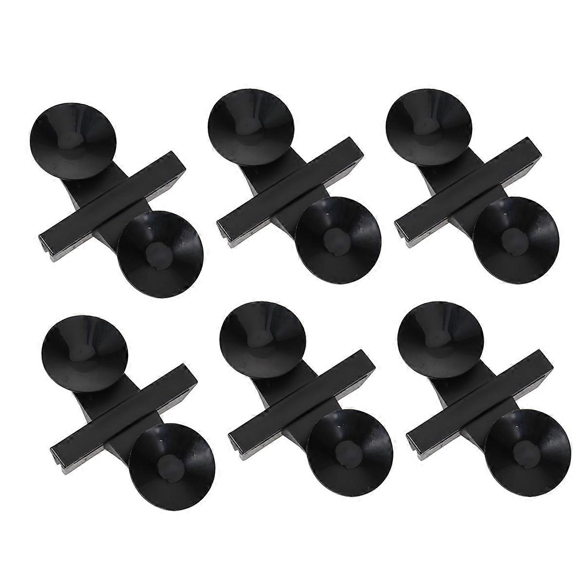 15pcs Plastic Fish Tank Divider Suction Cup Practical Glass Isolate Suction Cup Black