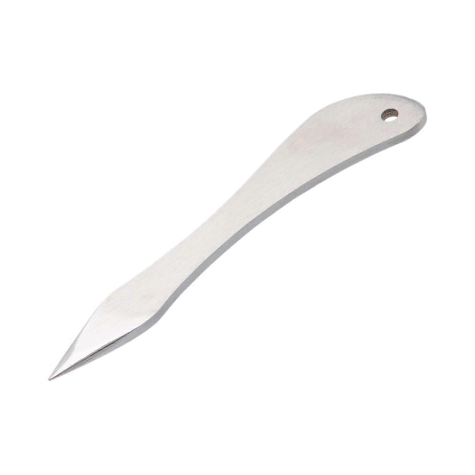 Stainless Steel Leather Craft Scribing Tool, Edge Cutter for Leather Modelling and Carving, Durable Leatherworking Tool