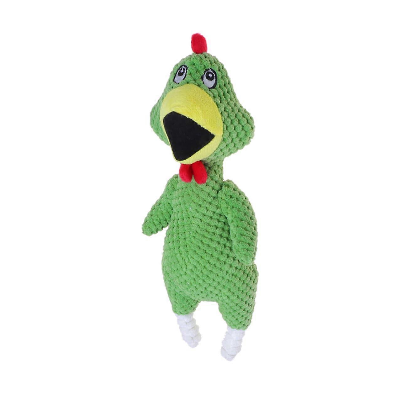 Screaming Chicken Dog Toy Squeaky Rubber Chicken for Small and Medium Dogs Interactive Chew Toy with Sound Function