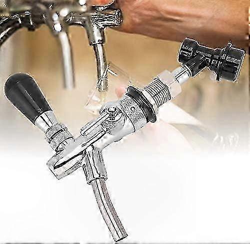 Adjustable Homebrew Keg Tap for Beer Dispensing