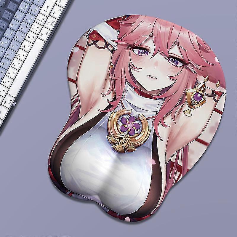 2025 Genshin Impact 3d Yae Miko Mouse Pad