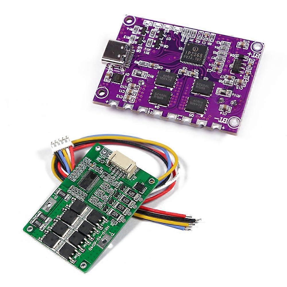 IP2368 BiDirectional 100W Fast Charging Module BuckBoost TypeC 4S Lithium Battery Performance Fast Charging Board, Easy to Use and Durable