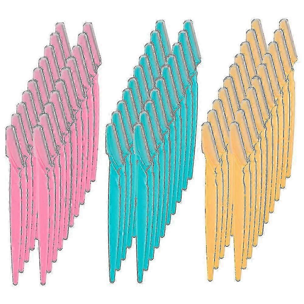 Namotu Eyebrow Razor,60 Pcs Eyebrow Razors Multipurpose Exfoliating Tool Trimming And Shaving Grooming Eyebrow Face Razor, Shaper For Women And Man ,3