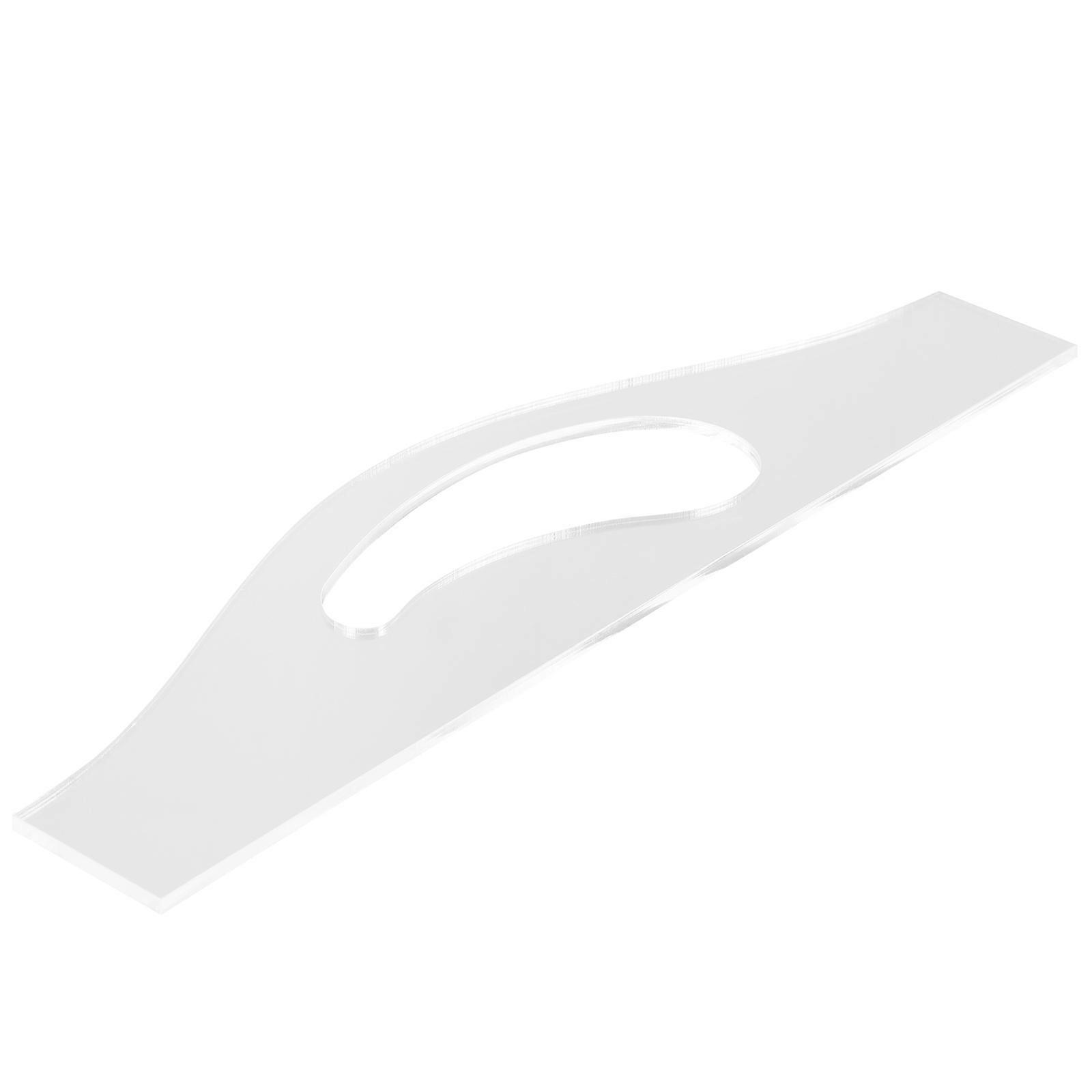 Durable Reusable Acrylic Cutting Board with Handle Template for Precise Kitchen and Charcuterie Crafting