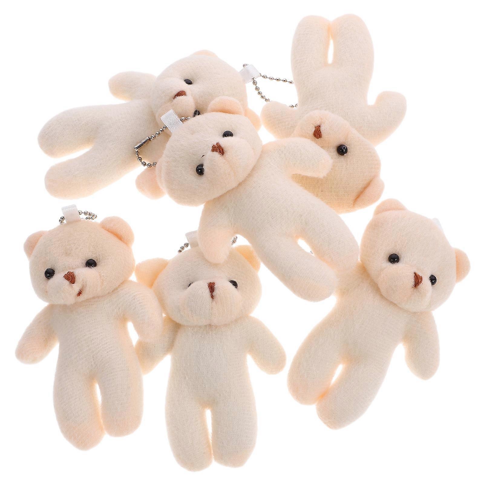 Mini Bear Plush Toy, Functional Design as Key or Luggage Pendant
