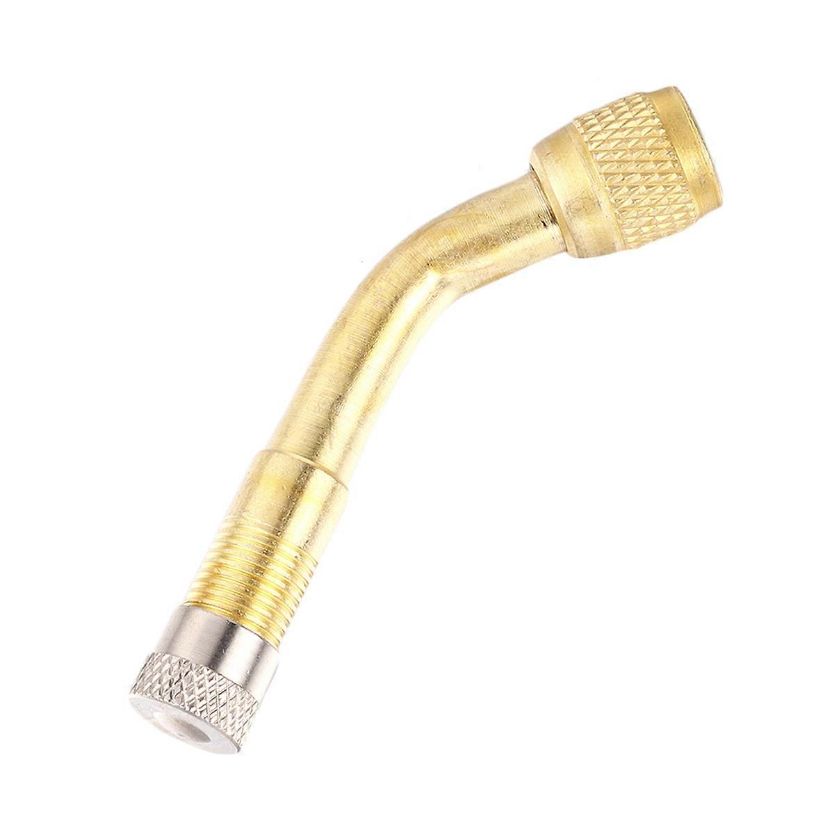 Adaptoare de extensie a tijei de anvelope pentru camioane auto RVs 3 buc cupru auriu 135 grade curbat