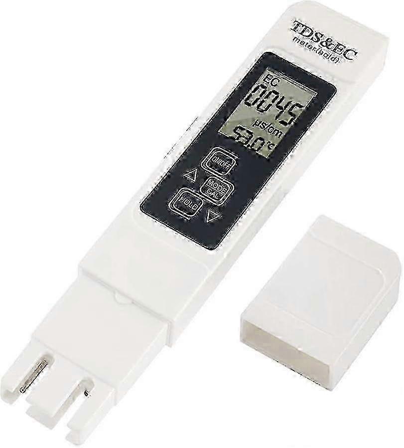 Digitaler 3-in-1-LCD-Wassertester für TDS, EC und Temperatur - unverzichtbares Werkzeug für die Überwachung von Aquarien, Schwimmbädern und Spas