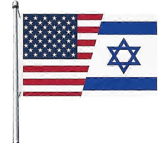3x5 قدم أقف مع علم إسرائيل ، راية نصلي من أجل علامة علم إسرائيل القوية ، الوقوف الأمريكي مع علم إسرائيل في الهواء الطلق