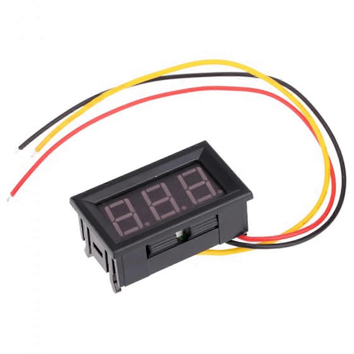 Digital DC Voltmeter for Measuring Voltage with Auto Decimal Point Movement and Low Starting