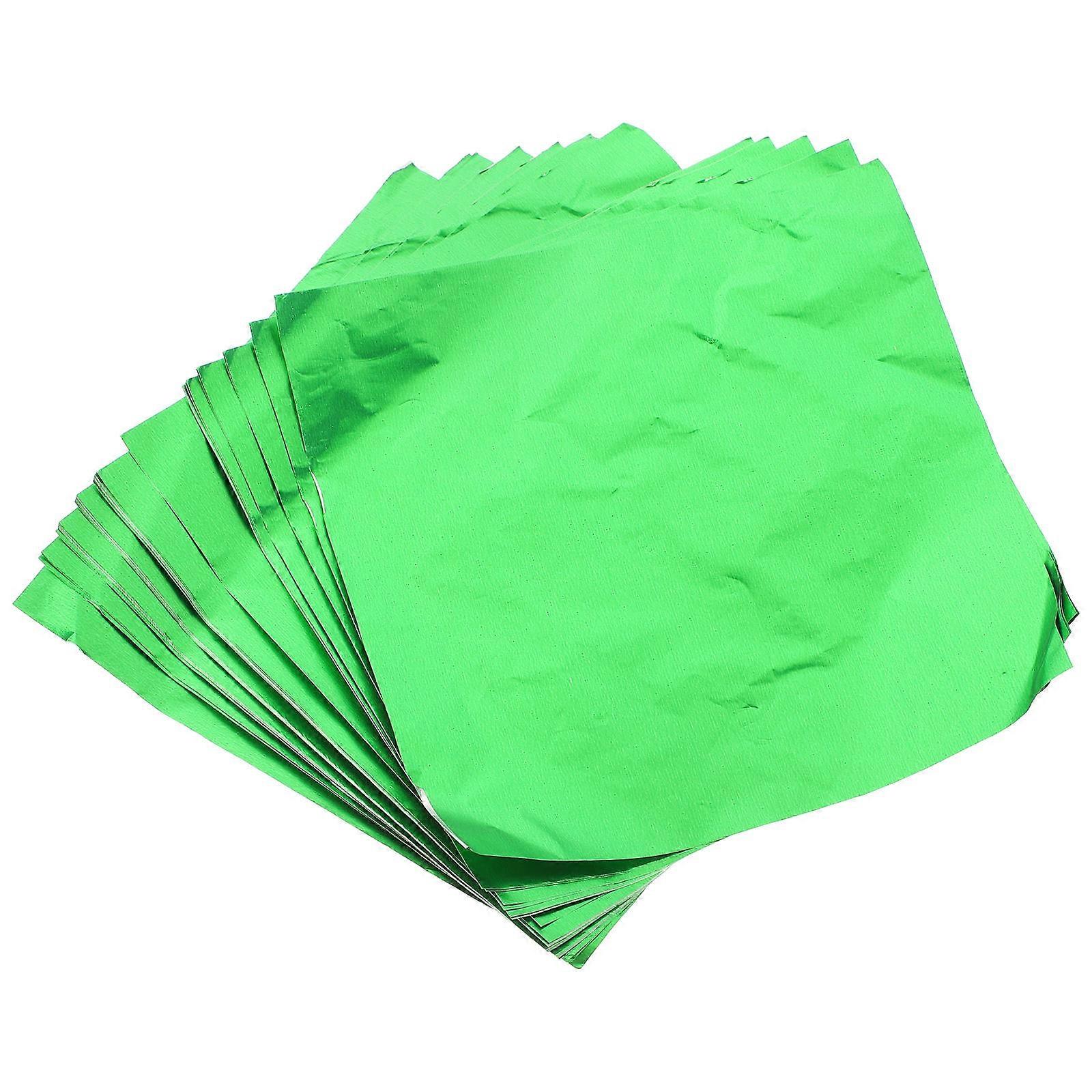 Foil Candy Wrappers 200pcs Glossy Foil Wrapping for Chocolates, Caramels, Bakery, Birthday, Wedding, Party, Shower Homemade Treats