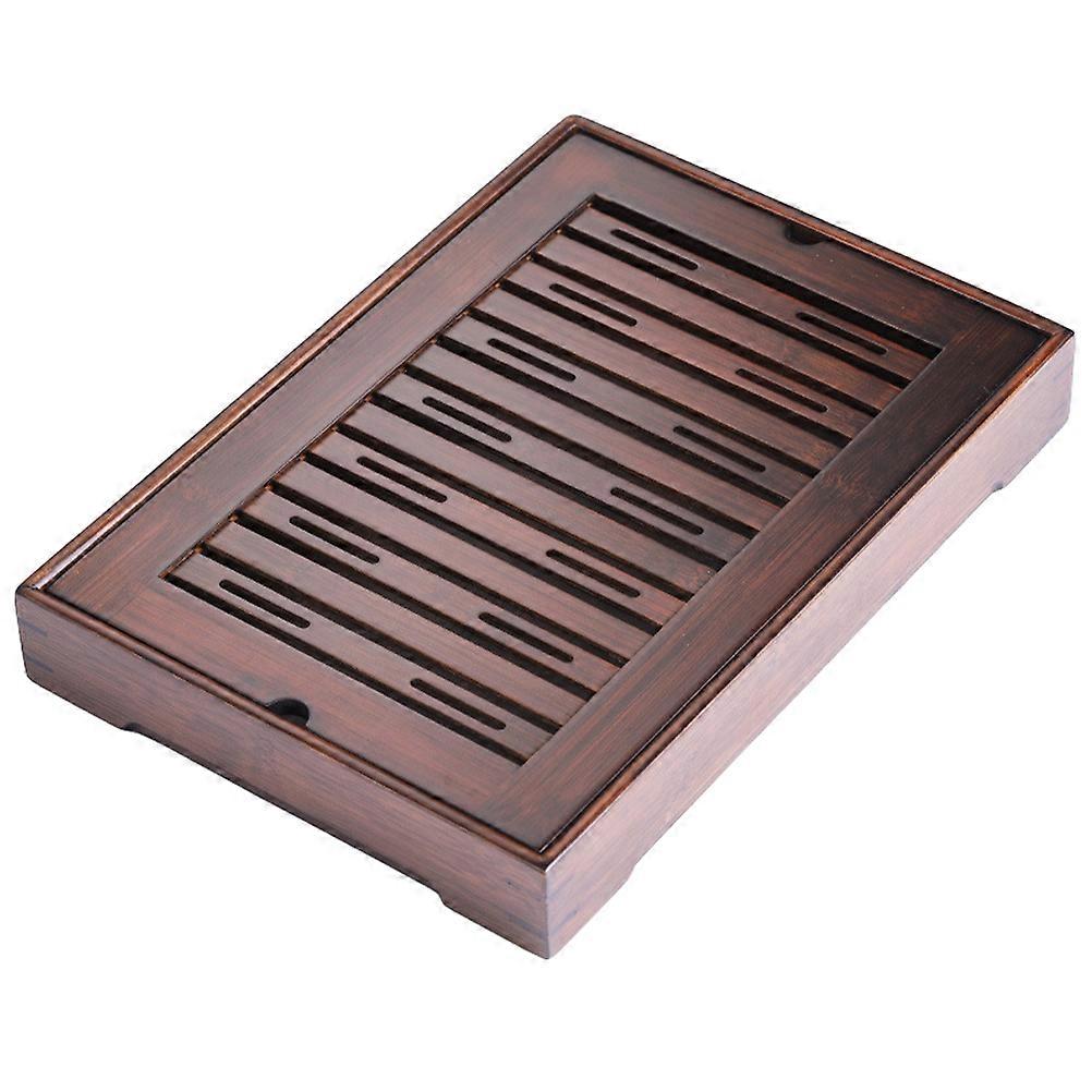 Tea Table Serving Box 1Pack Rectangular Shape Storage Tray For Adults Size 40X28X5.5cm Designed For Home And Restaurant Use