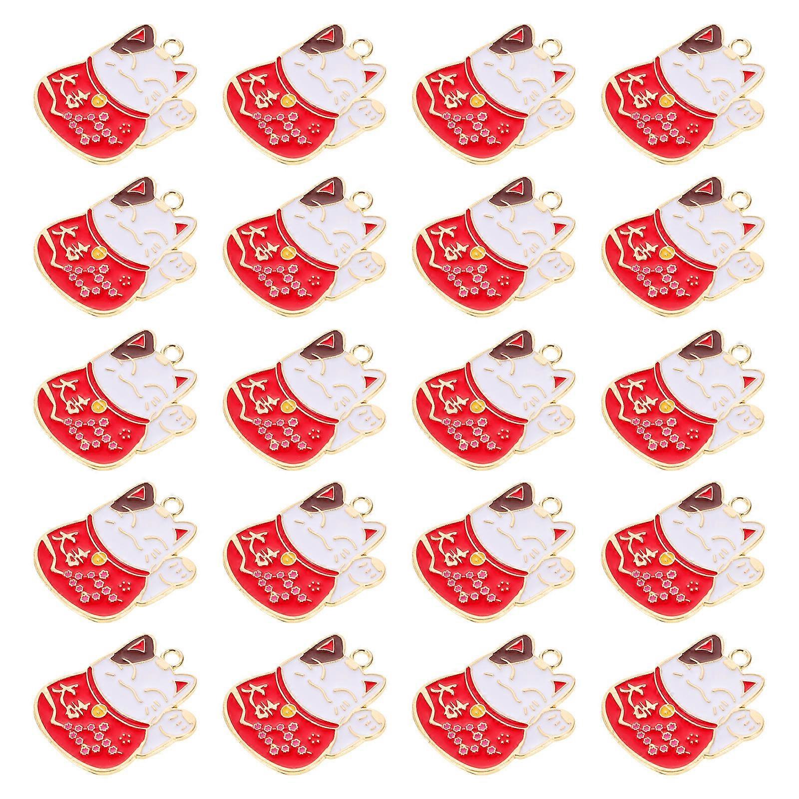 Shape Keyring Pendant Jewelry Component For Friends 20Pcs Daily Use