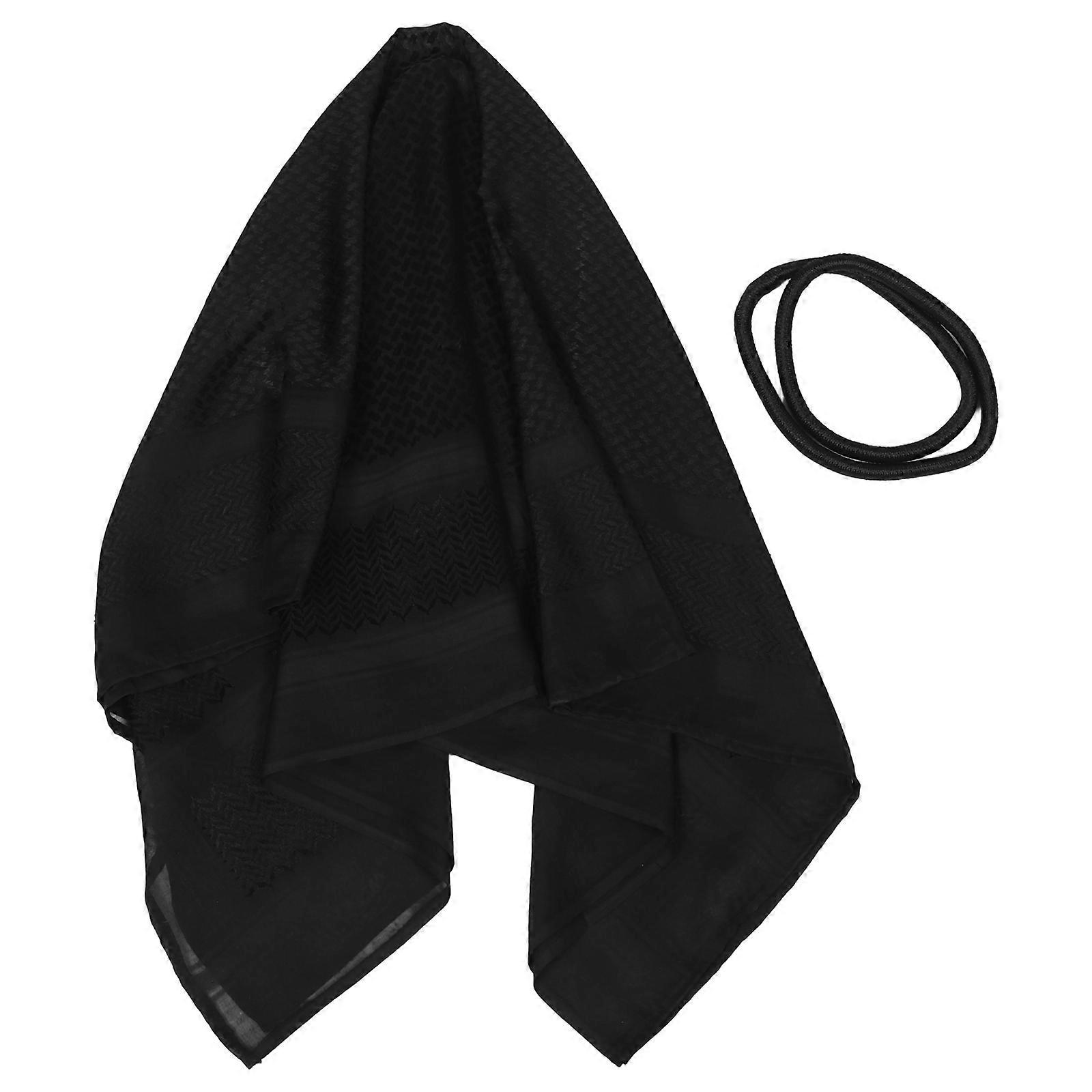 Saudi Headband Men Headscarf Secure Fit Authentic Arabian Design for Muslims in Desert Climates 1Set