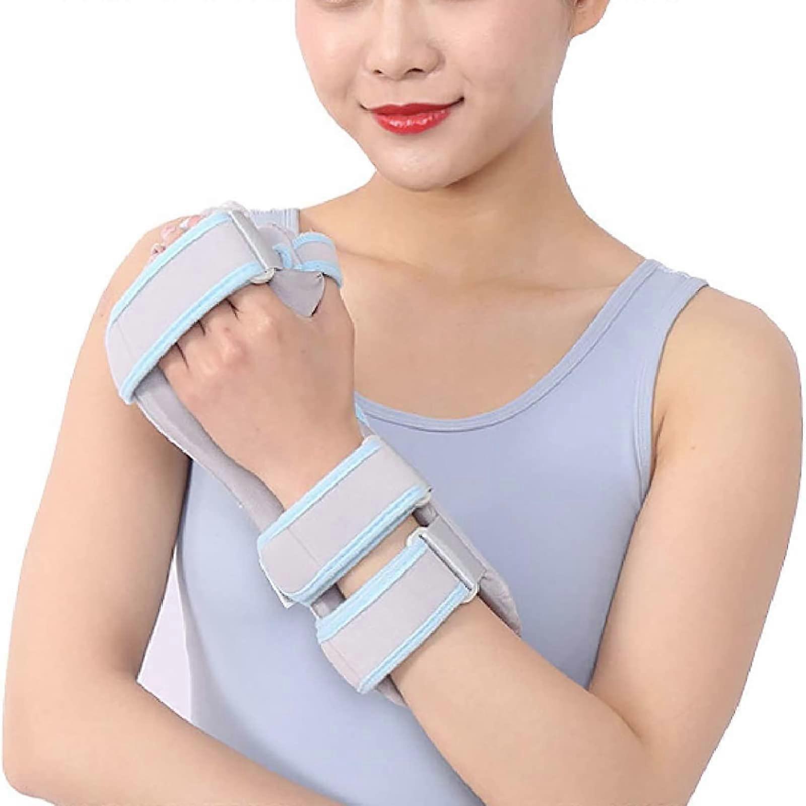 Hand Splint Adjustable Soft Breathable Resting Splint for Sprains Fractures Arthritis Tendonitis Carpal Tunnel Pain Relief