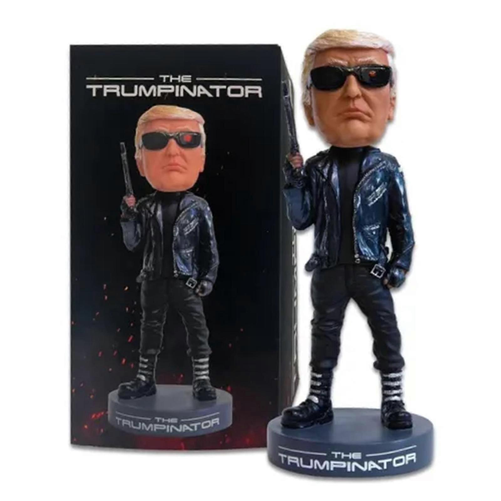 New Ttrumpinator Bobblehead 2024 *** Free Trump Gold Coin With Each Bobblehead