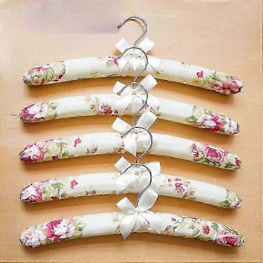 10pcs/5pcs gewatteerde hanger voor vrouwen - satijnen stof met dikke vulling