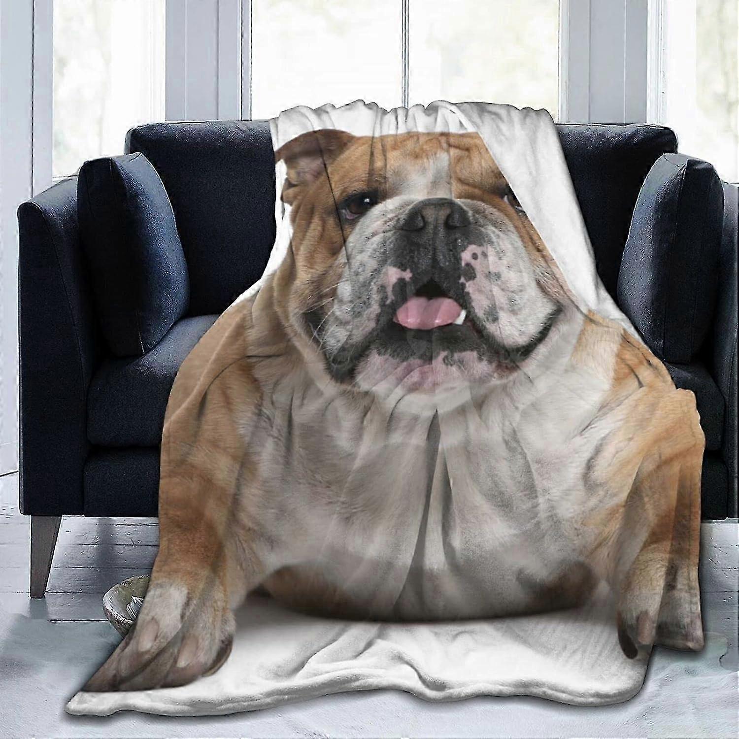 Měkká flanelová deka z flanelu - Útulný lehký přehoz pro použití na pohovce, gauči a posteli