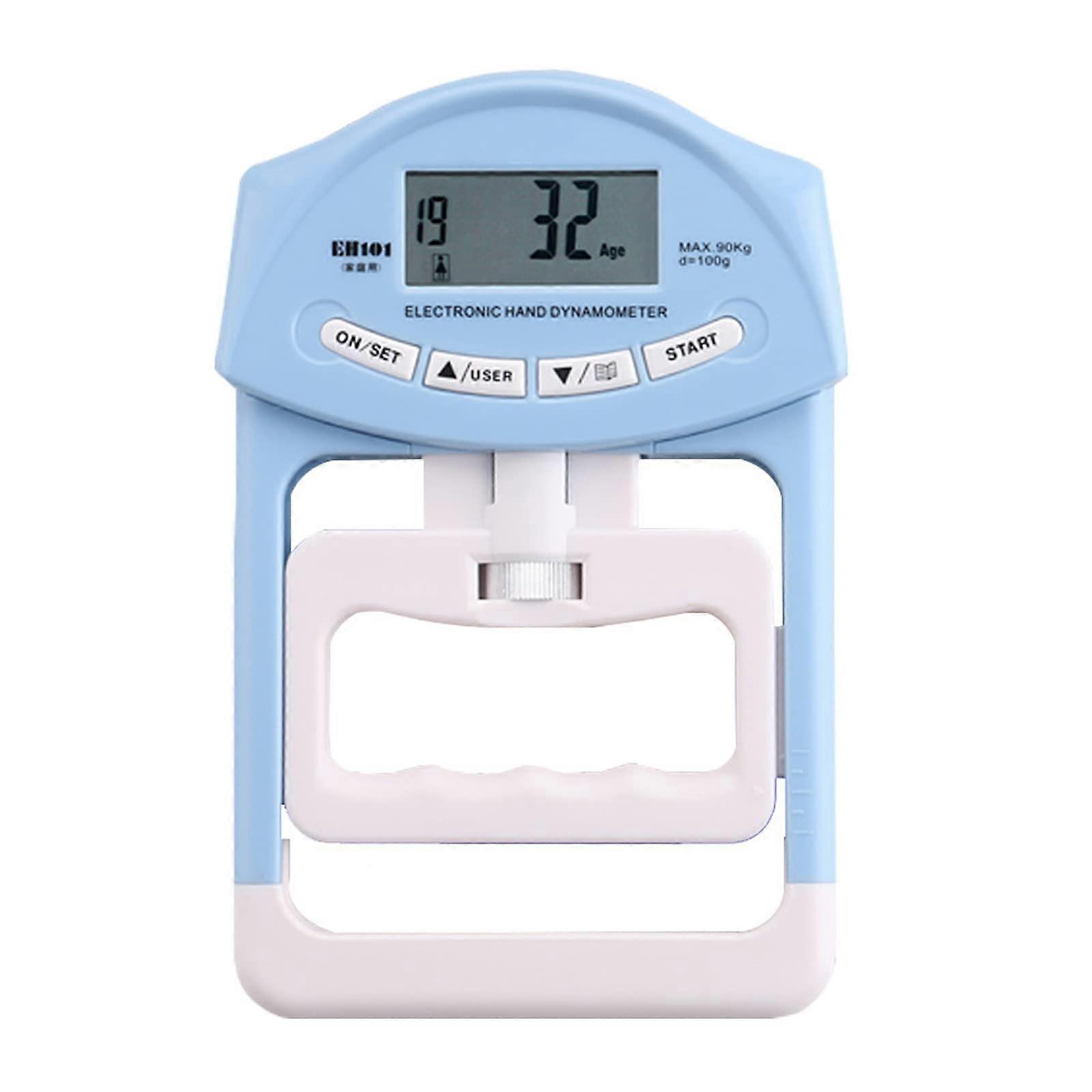 Portable grip strength tester, digital dynamometer for hand measurement, automatic electronic forearm finger detection