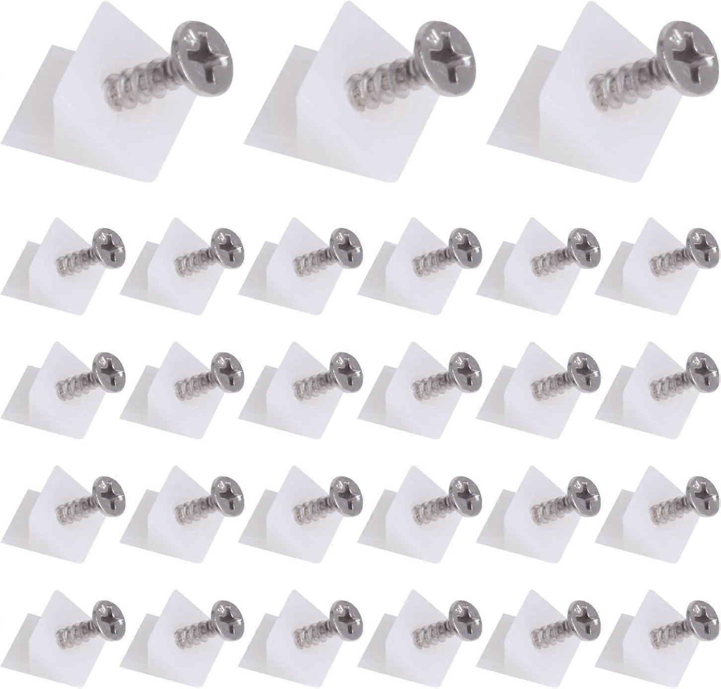 100 Pieces Repair Shims, Drawer Reinforcement Bracket, Drawer Bottom Connector with Screws, Drawer Support, Rear Connector Stabilizers for Repairing