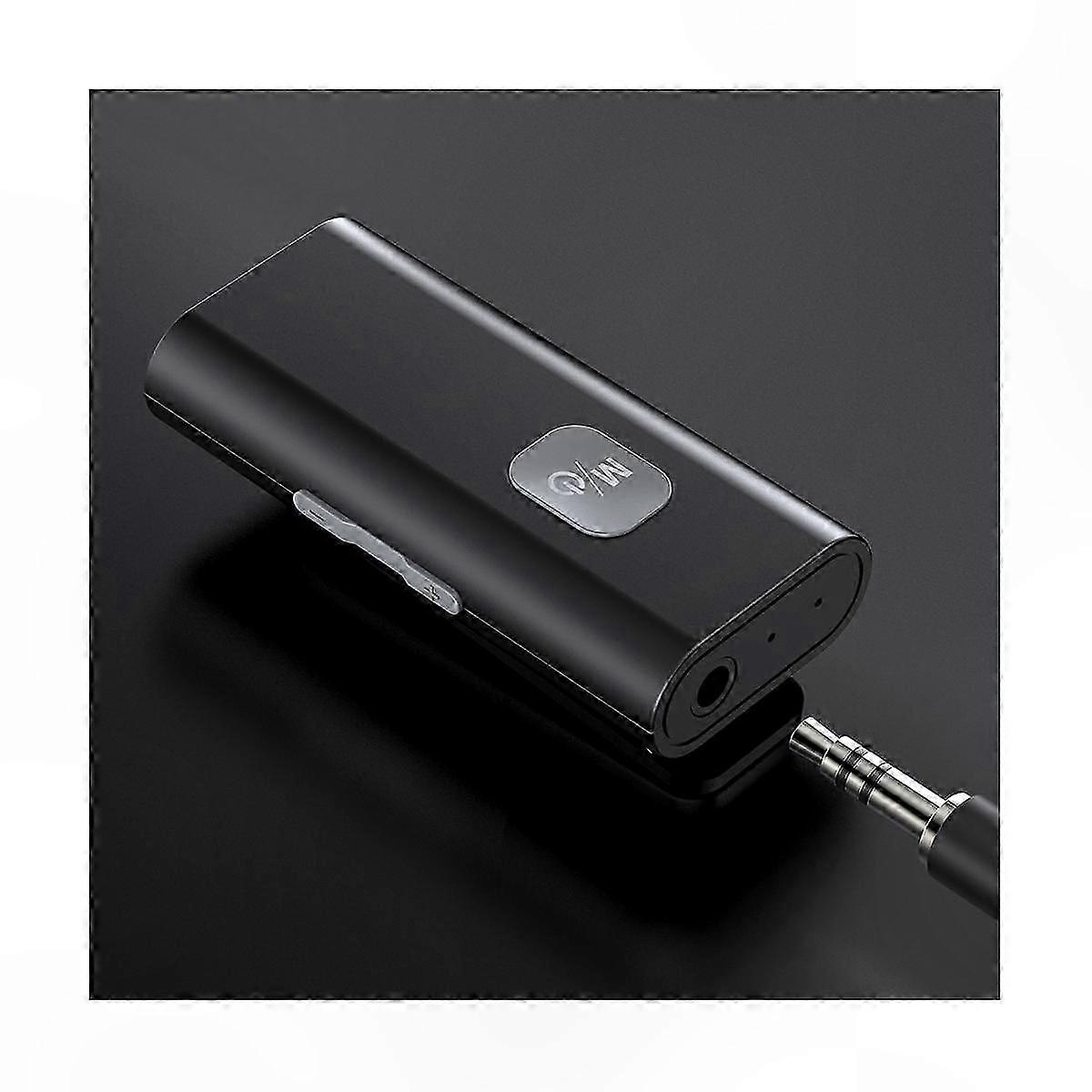 Wireless Bluetooth 5.0 Audio Receiver Adapter with TF Card Reader for Handsfree Car Use