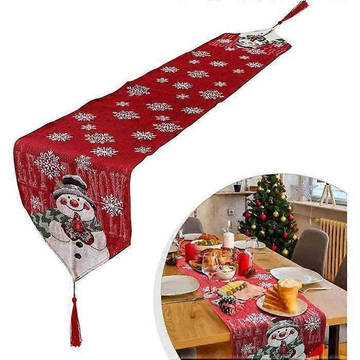 Rectangular Christmas Table Runner Christmas Table Runners Table Runners 180 x 34 cm for Christmas Table Decor