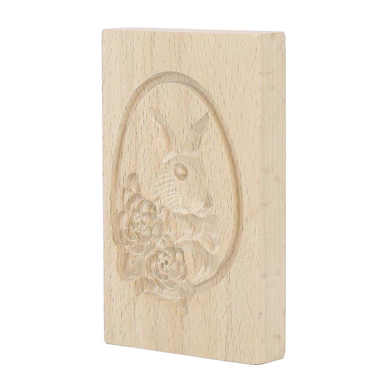 Kakekutter i tre, enkel frigjøring, gjenbrukbar, vaskbar, utskåret, for hjemmekjøkkenbaking