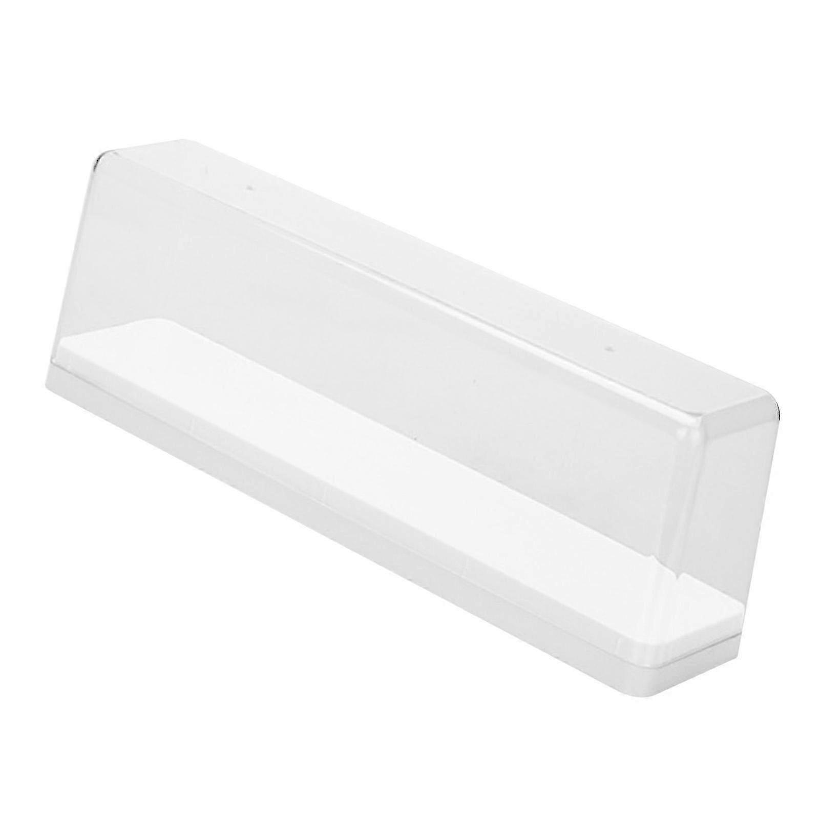 Clear Stackable Dustproof Display Case for Cartoon Dolls & Action Figures - White Transparent Box