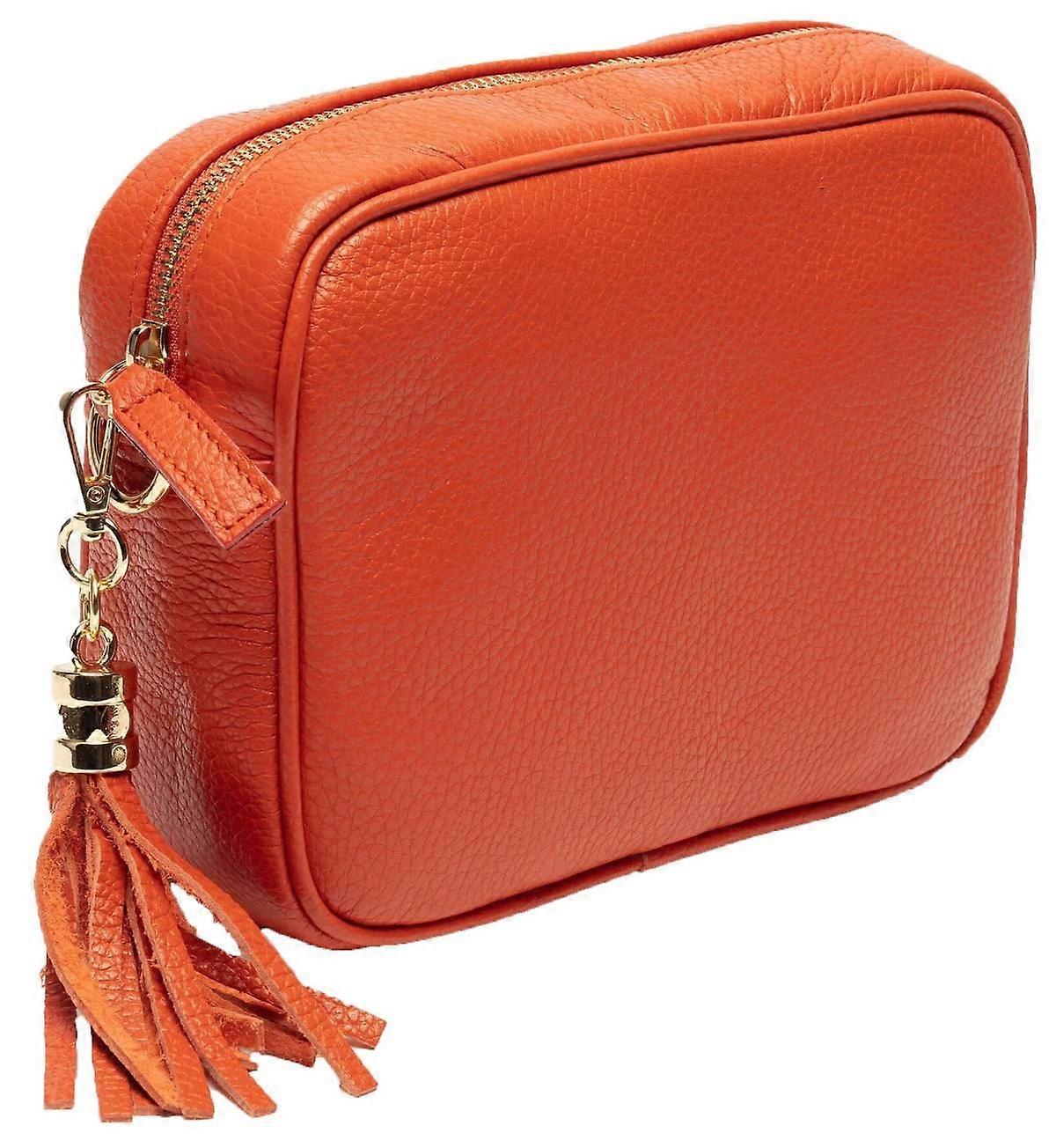 Elie Beaumont Crossbody Bag - Rust Orange