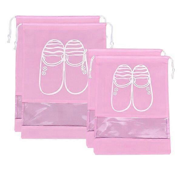 Travel shoe bags, 4-piece set, L/XL size, multi-functional dustproof