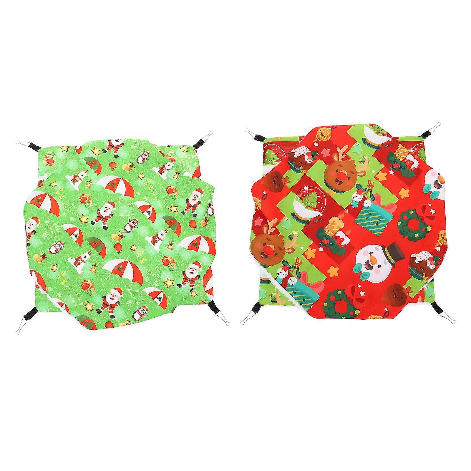 Cute Hanging Hamster Hammocks Soft Cotton Warm Beds for Small Pets Hamsters, Gerbils, Chinchillas Cage Installation Included