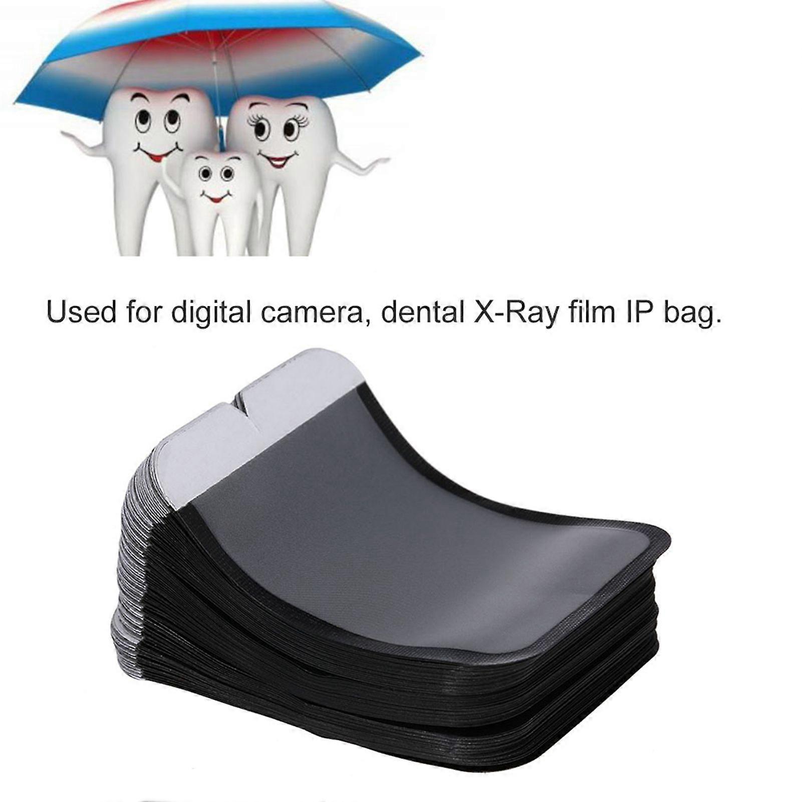 500pcs Barrier Envelopes Disposable Protective Pouch Bags For Phosphor Plate Dental Digital Ray Scan X Size 2 33x44mm