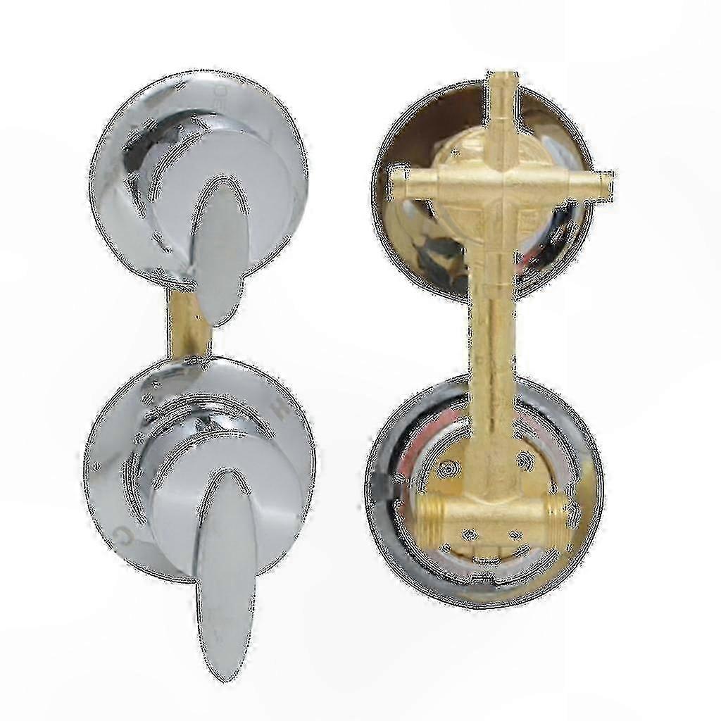 Four-Function Shower Faucet with Brass Mixer for Shower Room and Cabin Use