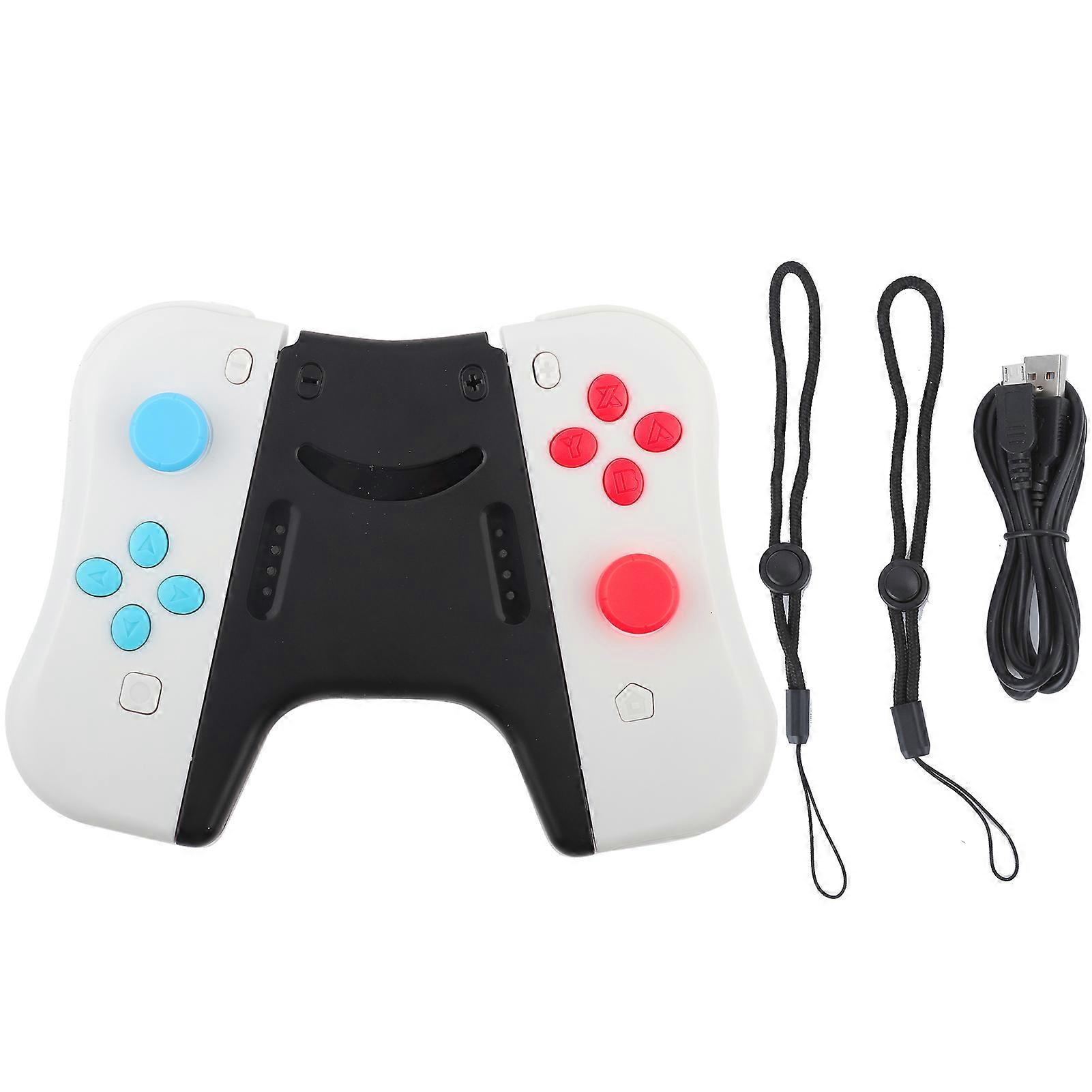 For Joycon Game Console Wireless Bluetooth Gamepad for Nintend Switch Right Left(gris clair )