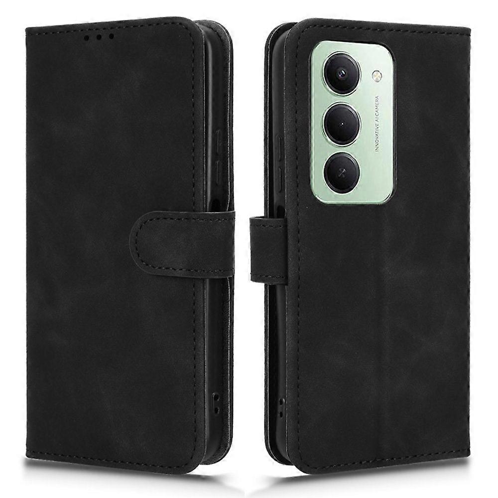 Xiaomi Redmi 15 5G レザーケース スキンフィール アンチドロップウォレット フリップフォンカバーに対応