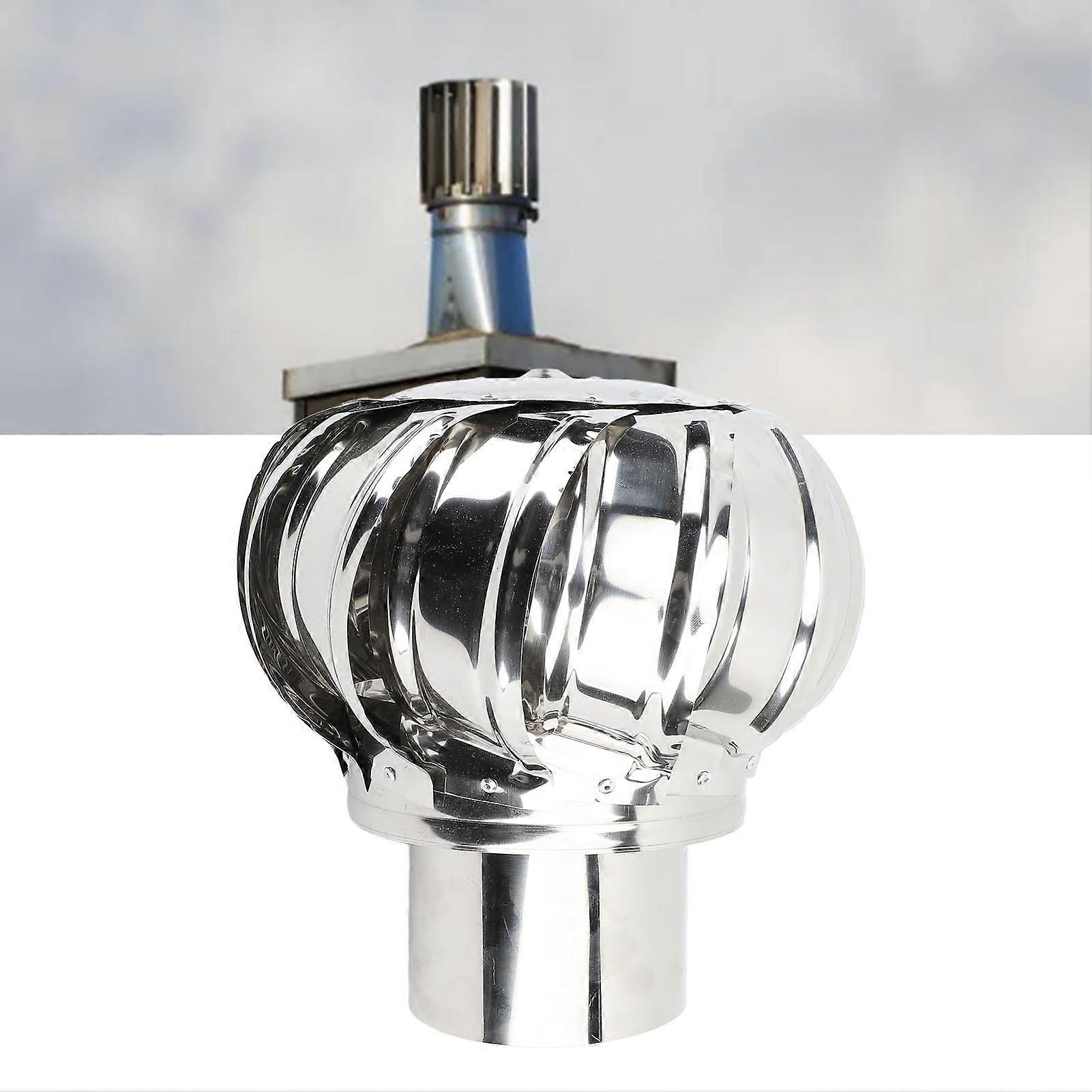 Stainless Steel 20cm Rotating Chimney Cap Dustproof Rainproof