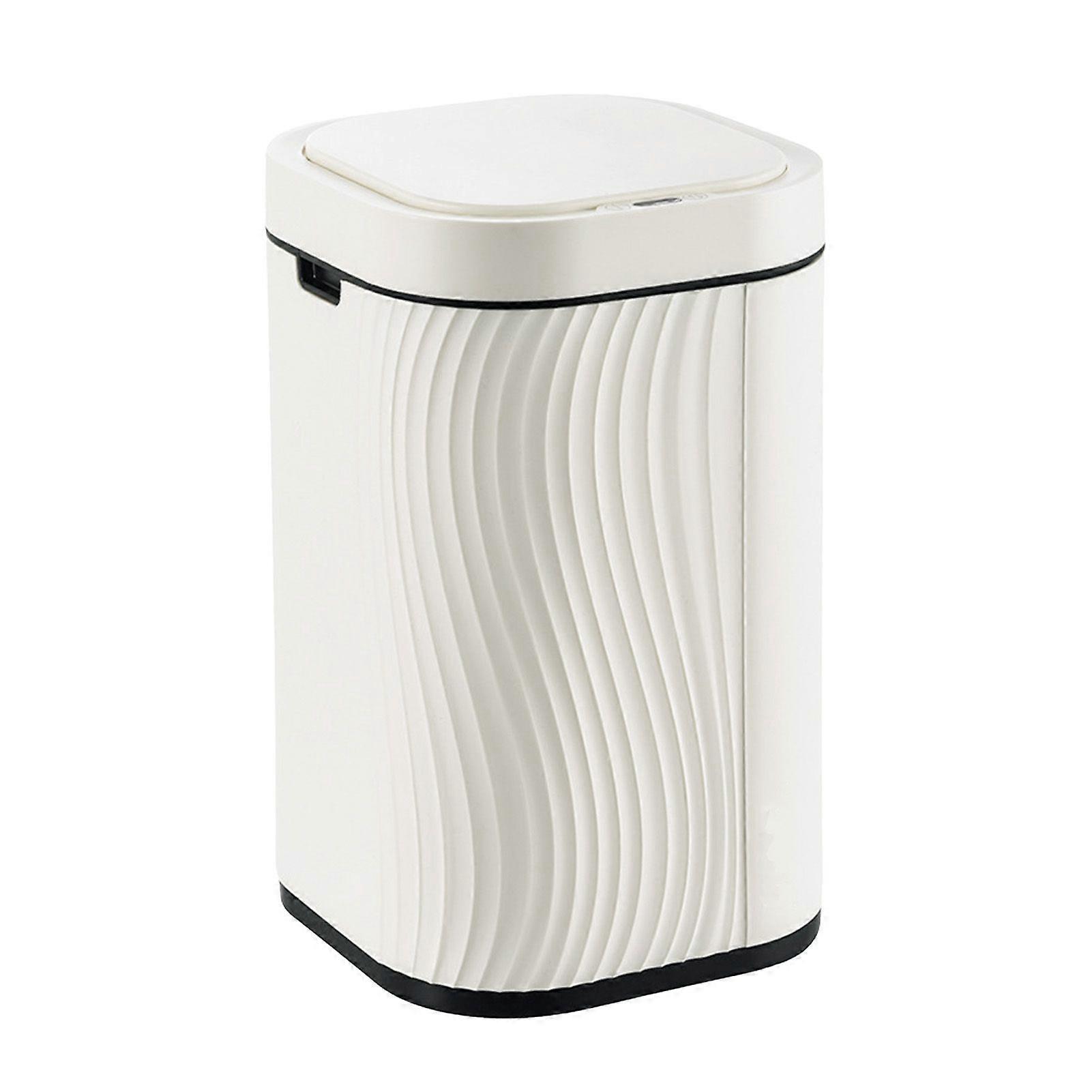 Smart Sensor Trash Can with Lid Odor Proof Automatic Switch Garbage Bin for Home Bathroom Kitchen Hotel