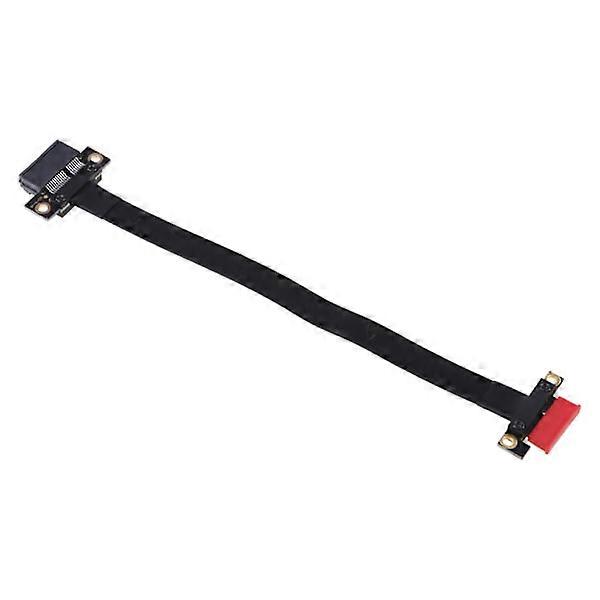 30CM PCI-Express 1X Adapter Riser Card Flexible High-Speed Extension Cable PC Graphics Card Connection Cable 180 degrees