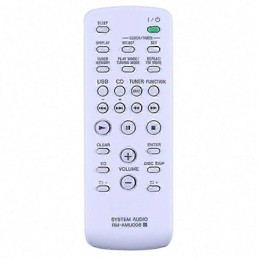 RM-AMU006 Infrared Remote Control for Audio System, 10m Range Replacement Controller