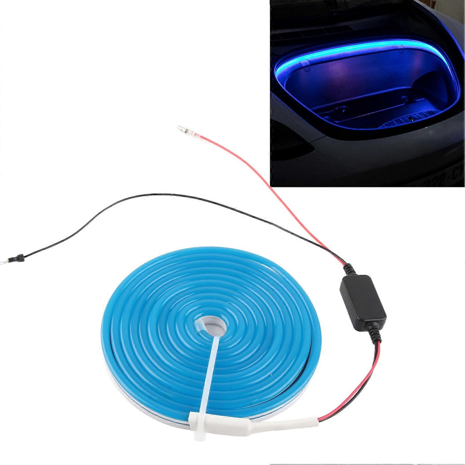 Front Trunk LED Strip Light Kit 270cm Blue for Model 3 Y 2021+