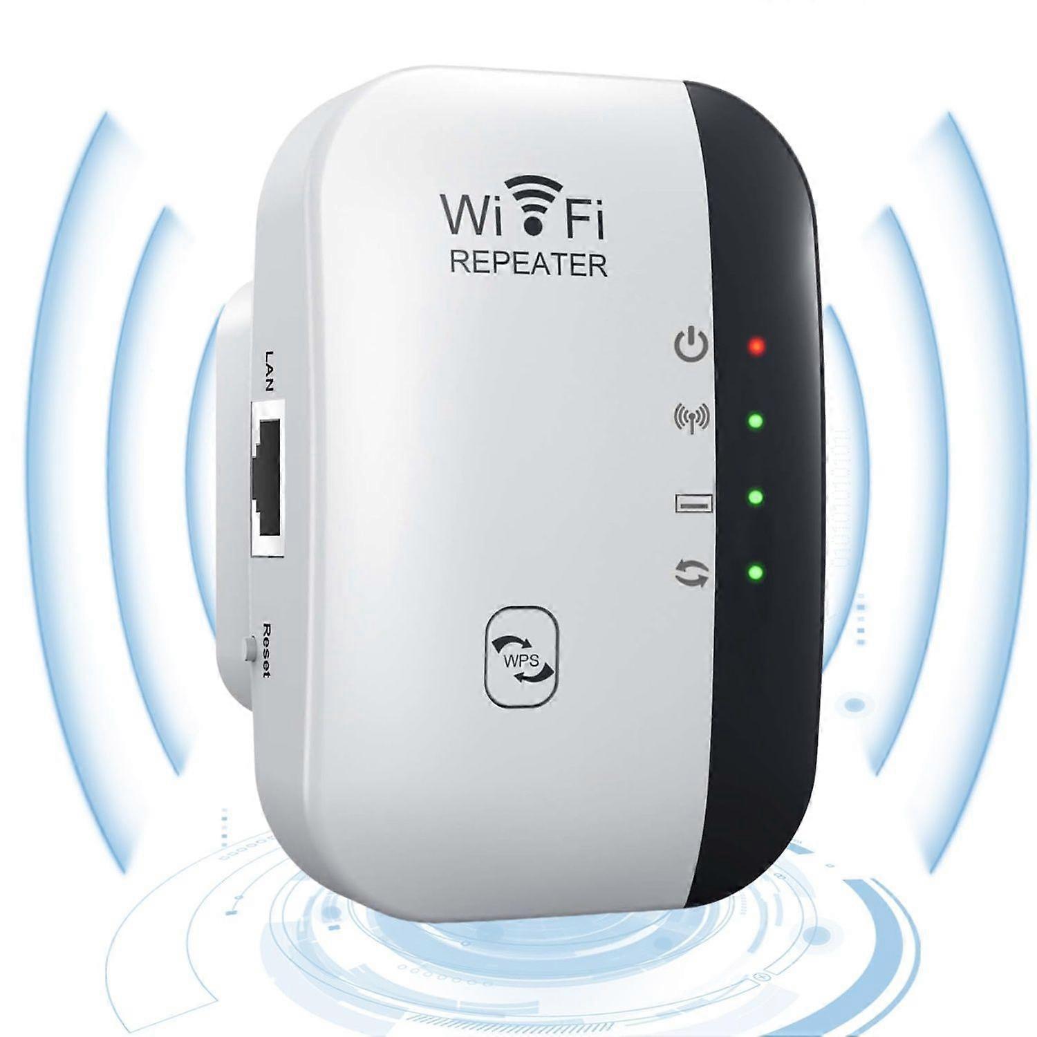 WiFi Extender - Up to 4000sq ft, 1-Tap Setup(White)