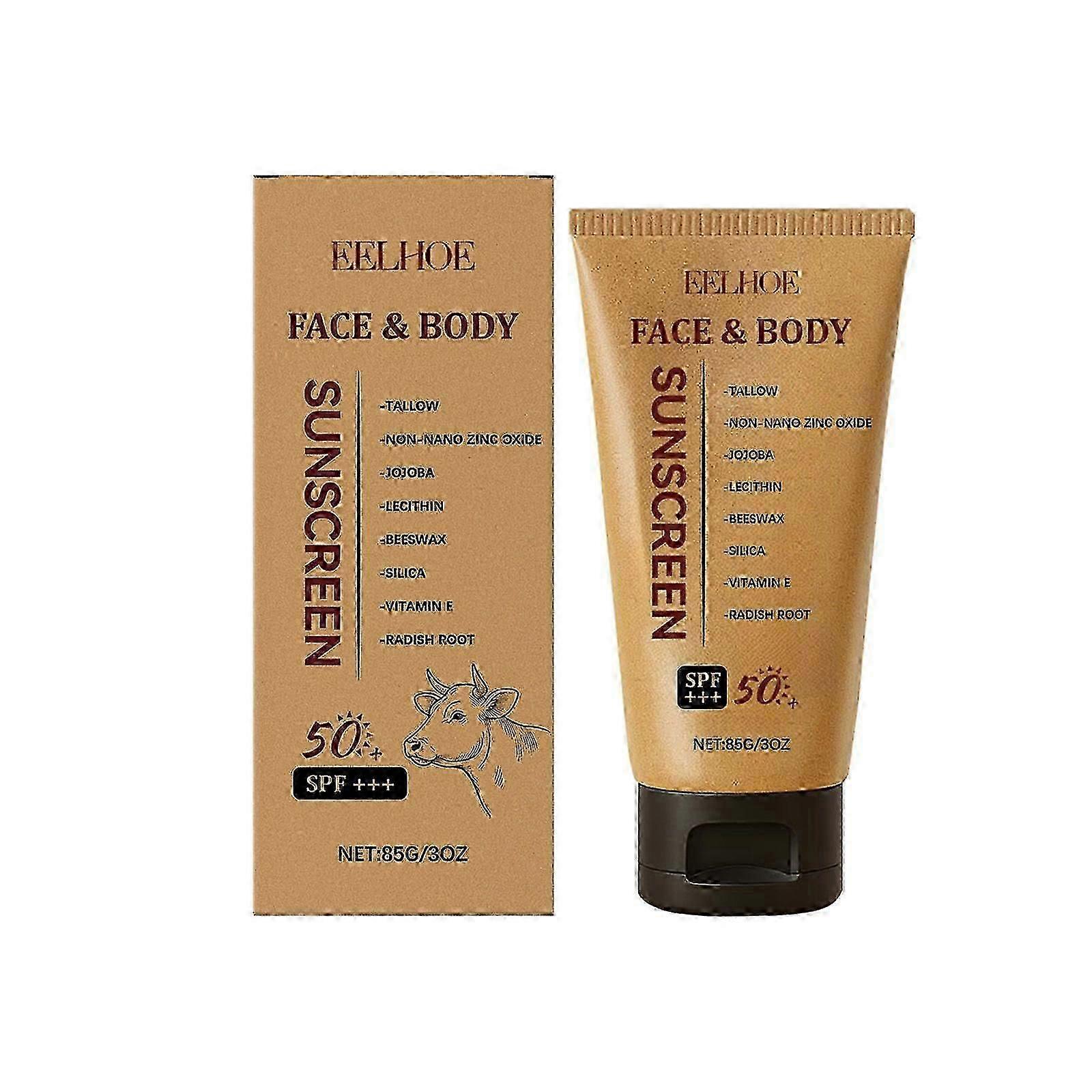 Beef Tallow Sunscreen , SPF 50+ PA+++ Sun Repairs