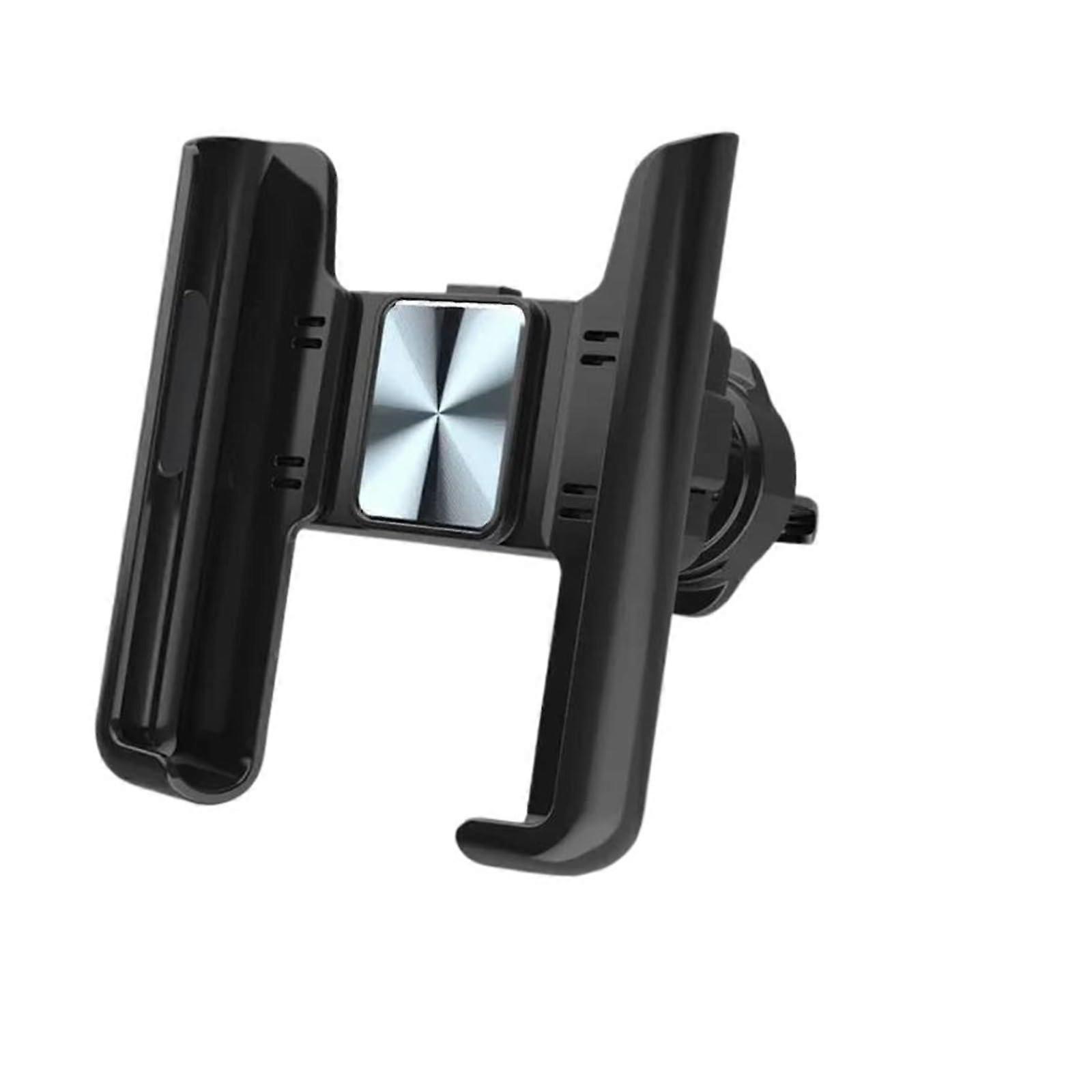 360° Rotating Phone Holder Universal Gravity Car Mount InCar Air Vent Clip GPS Support Silver