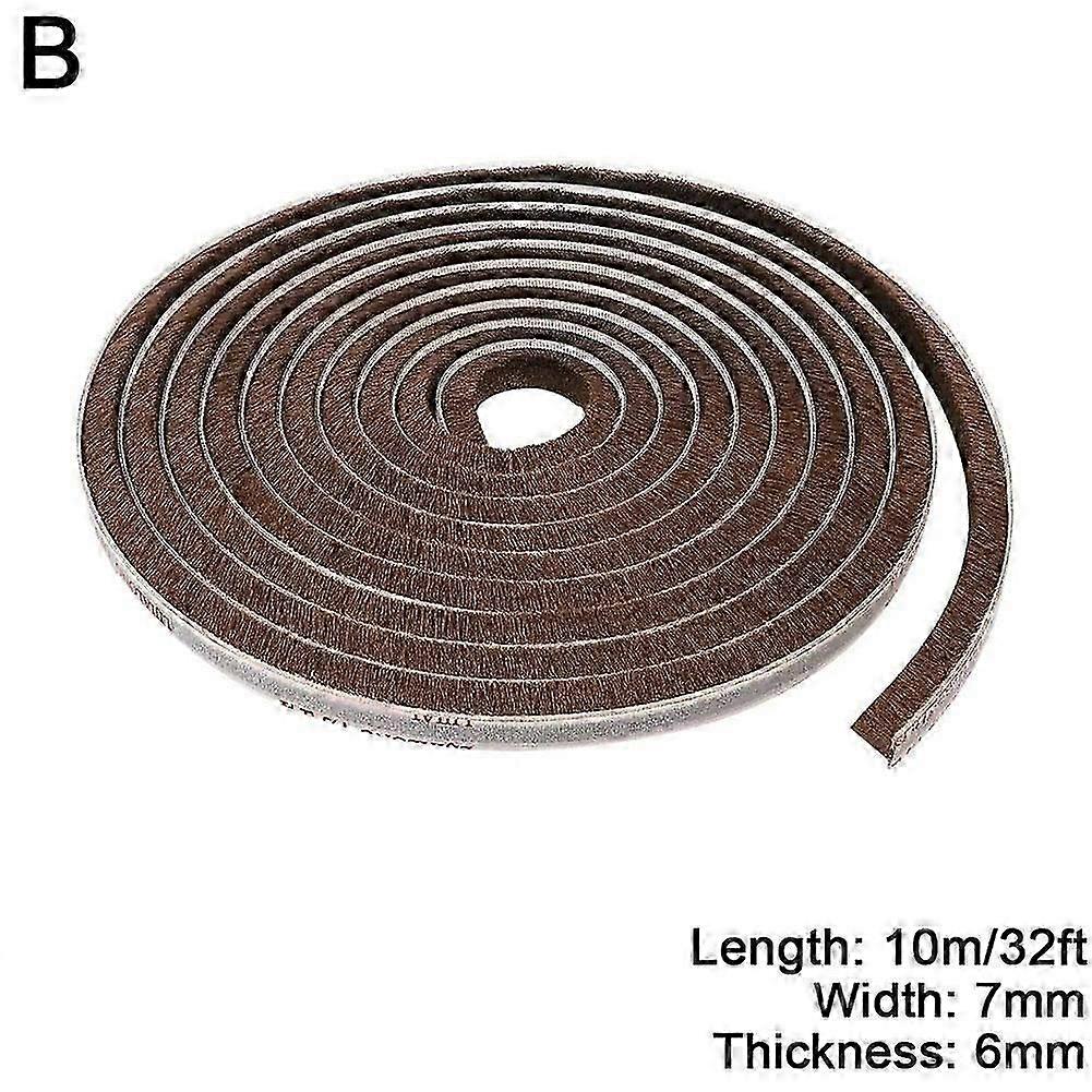 Weather Stripping Felt Seal Strip for Sliding Windows Bottom Adhesive Door Brush