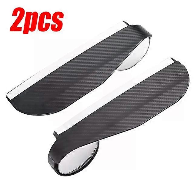 Apply Car Rearview Rain Eyebrow Blind Spot Mirror Small Round Mirror 360 Degrees Wide Angle HD Frameless Parking Auxiliary Mirror Au